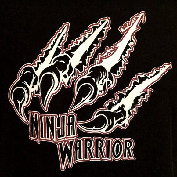 Ninja Warrior Black Men's T-Shirt Claw Dry Guard - Picture 8 of 8